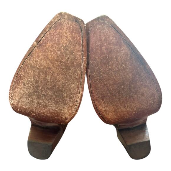 Idyllwind Women’s Frisk Me Printed Leather Snip Toe Western Boots Size 9 - Picture 6 of 12